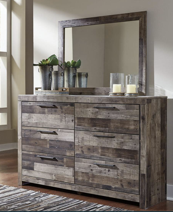 Derekson Dresser and Mirror - Bedroom Furniture - Action Home Furniture