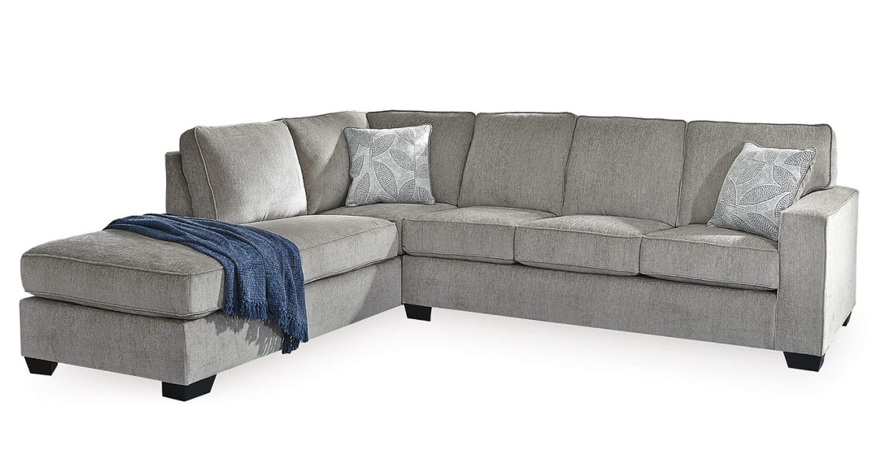 Altari 2pc LAF Sectional Sofa with Chaise - Living Room Furniture - Action Home Furniture