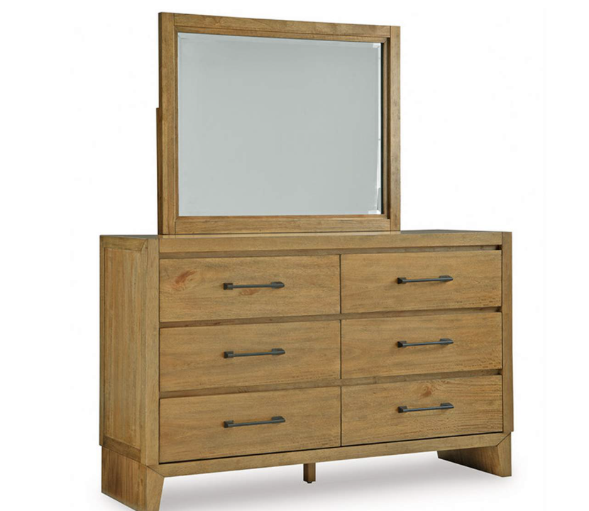 Sherbana Dresser and Mirror - Bedroom Furniture - Action Home Furniture