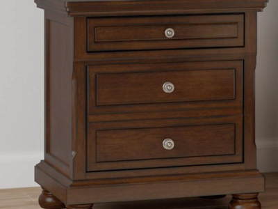 New Porter Nightstand - Single Item - Bedroom Furniture - Action Home Furniture