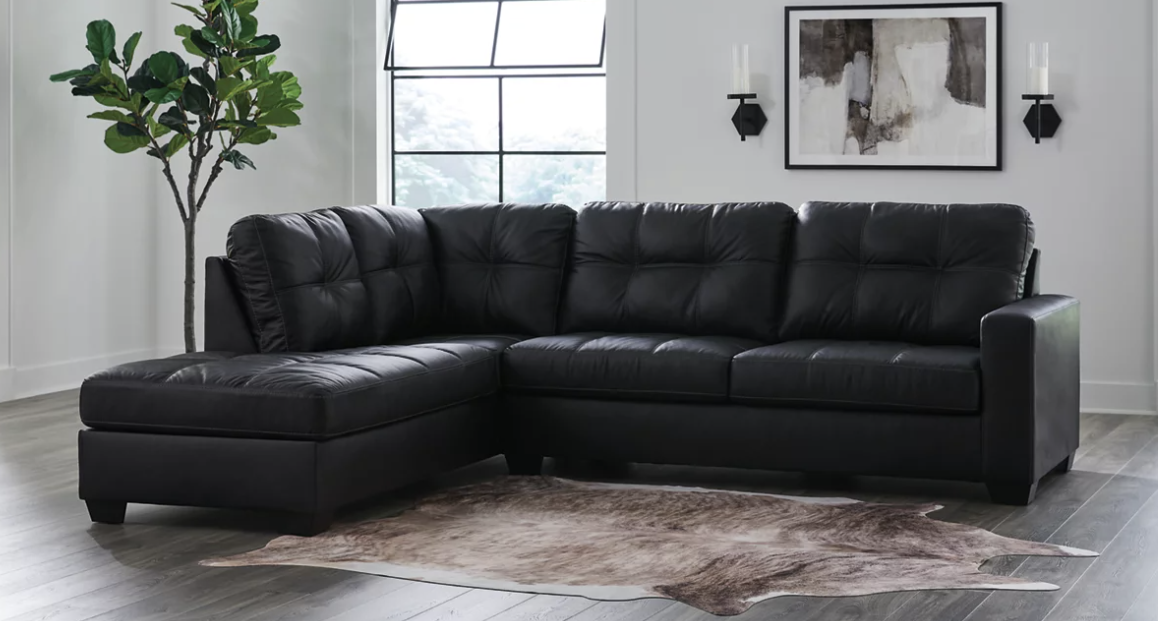 New Barlin Mills 2-Piece LAF Sectional Sofa - Living Room Furniture - Action Home Furniture
