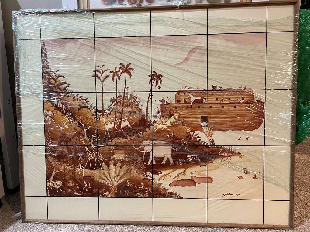 Noah&amp;rsquo;s Ark Fine Giclee Print On Tile