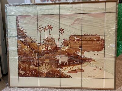 Noah’s Ark Fine Giclee Print On Tile