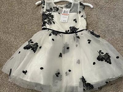 Pink And Violet 2t Ruffle Dress