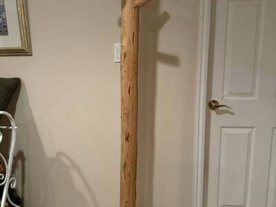 Rustic Pine Freestanding Coat Rack