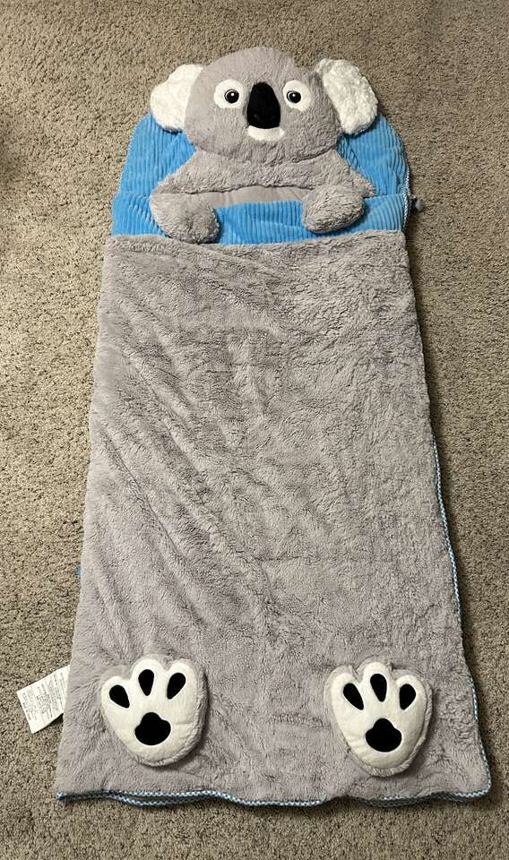 KIDS KOALA BEAR PLUSH SLUMBER BAG - LIKE NEW!