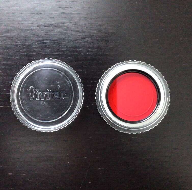 Vivitar 55mm Red Camera Filter