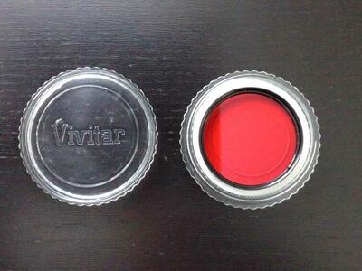Vivitar 55mm Red Camera Filter