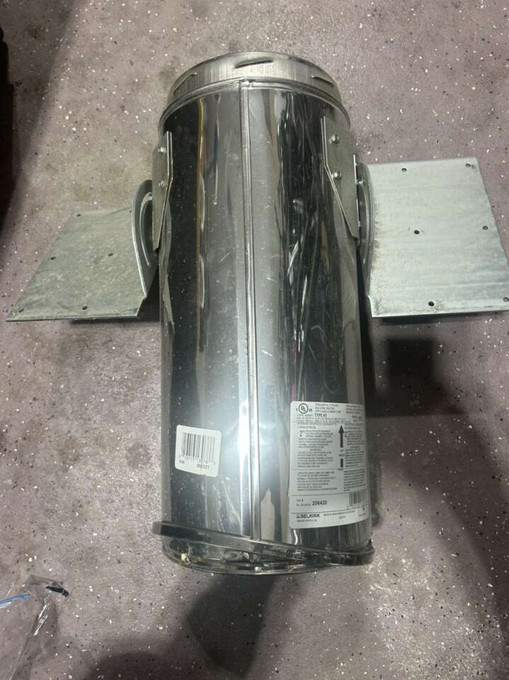 Selkirk 6 in. Stainless Steel Stove Pipe Support