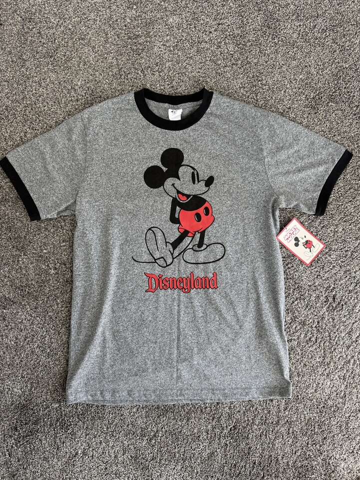 Disneyland Resort Mickey Mouse Grey Medium Shirt