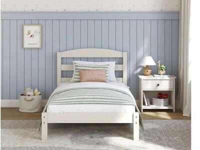 UNOPENED Dorel Twin Bed Frame! Platform Wood