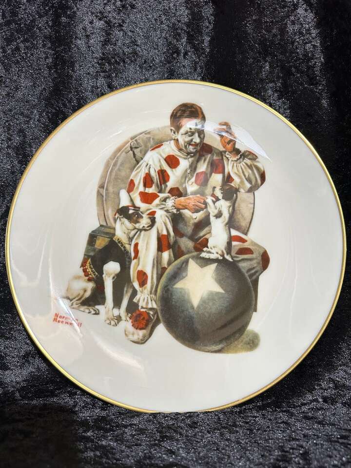 Norman Rockwell Collector Plate ~"The Under Study"~