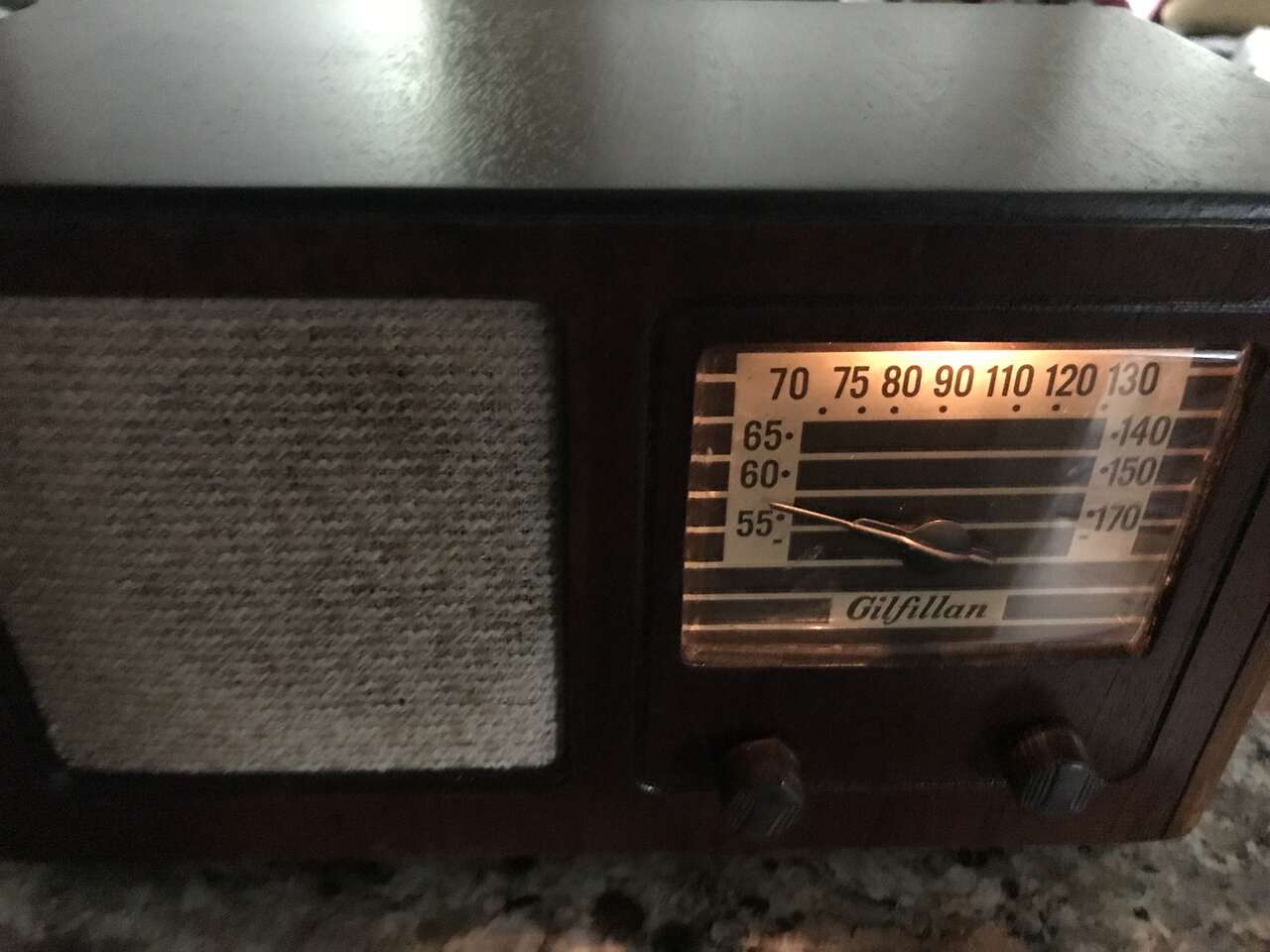 Working 1935 Gilillan Bros AM Pre War  WW2 Broadcast Receiver