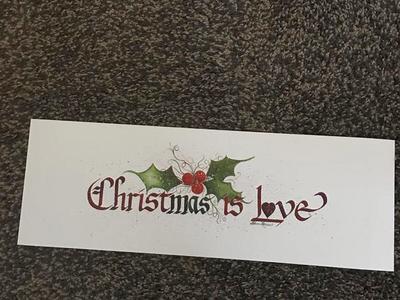 Watercolor/Calligraphy Print