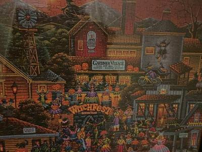 Framed Halloween Puzzle