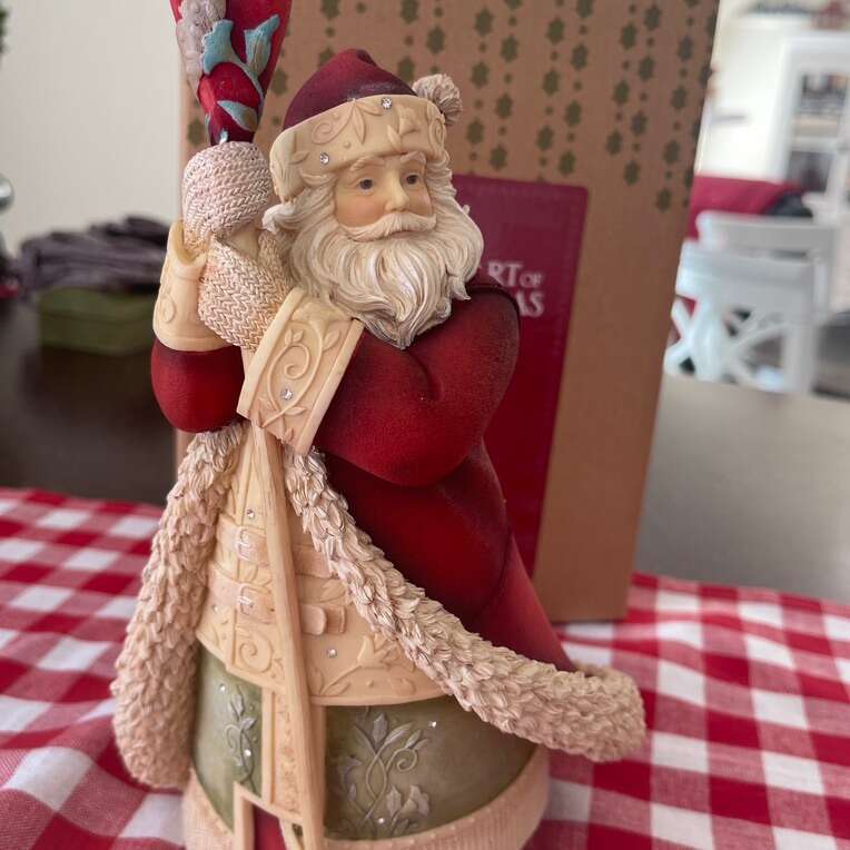 The heart Of Christmas “Santa With Staff”
