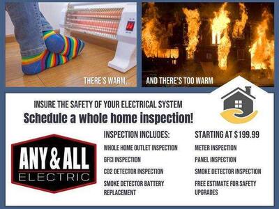 Electrical repair and installation. Hot Tub Hook ups to full scale remodels or new builds