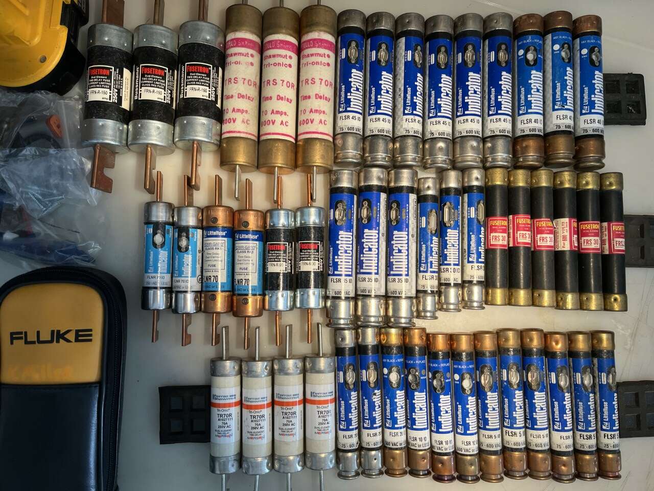 Industrial Fuses, 600V, 250V, Multiple Amp Sizes