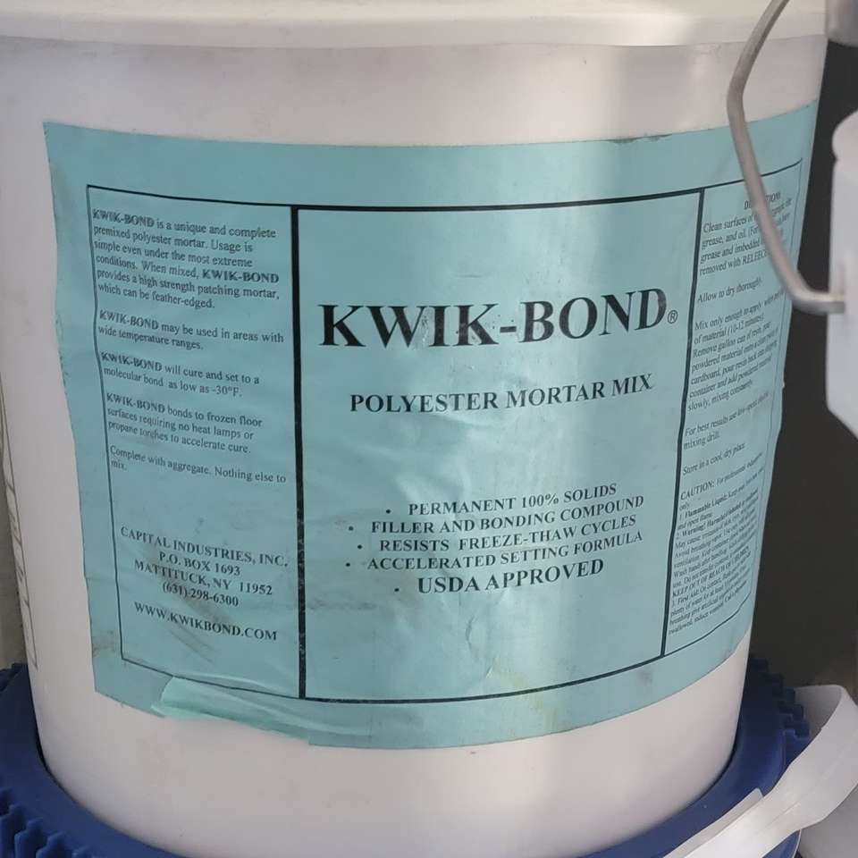 Kwik-Bond polyester mortar mix 5 gallons
