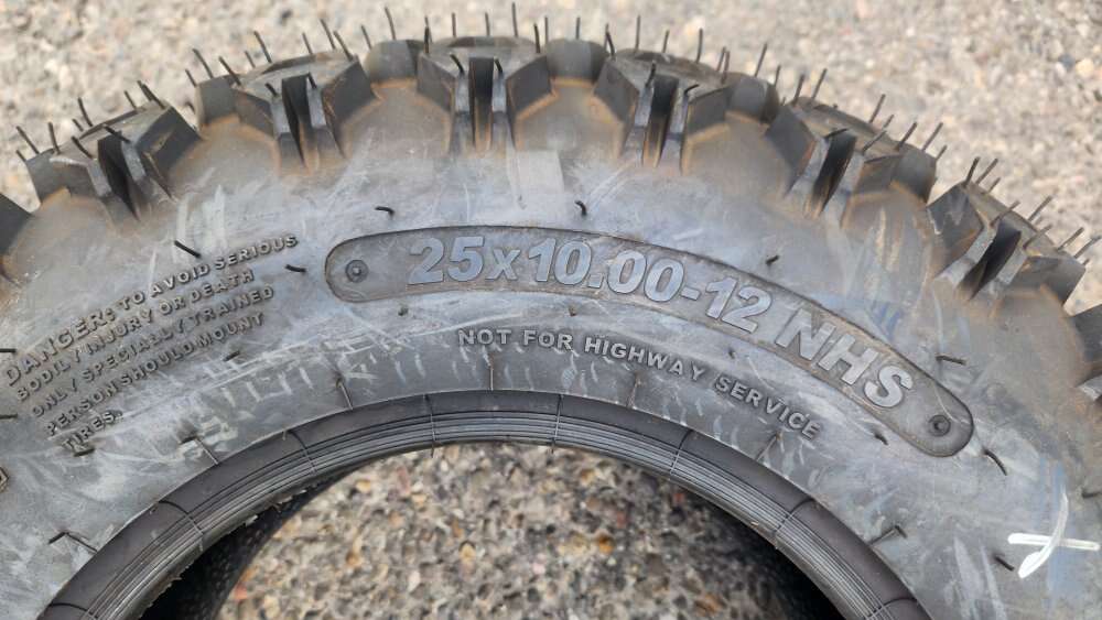 ATV/UTV Tire  25X10.00-12 NHS
New