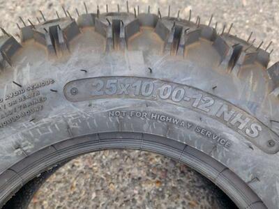 ATV/UTV Tire 25X10.00-12 NHS
New