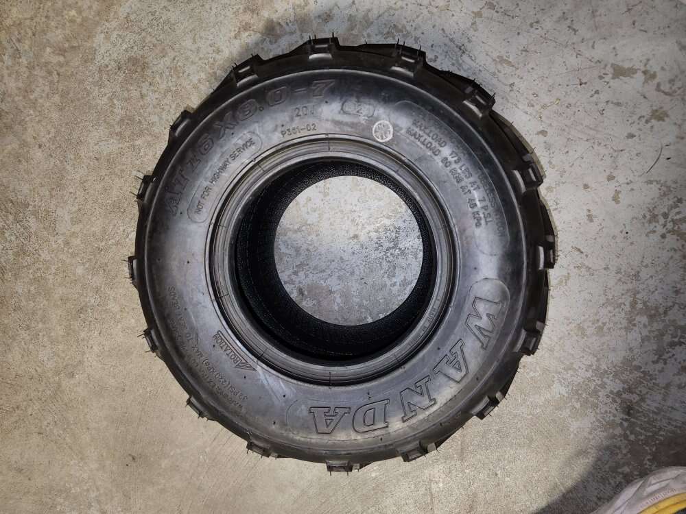WANDA  ATV Tire AT16X8.0-7 New