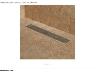60 Carmen Linear Shower Drain