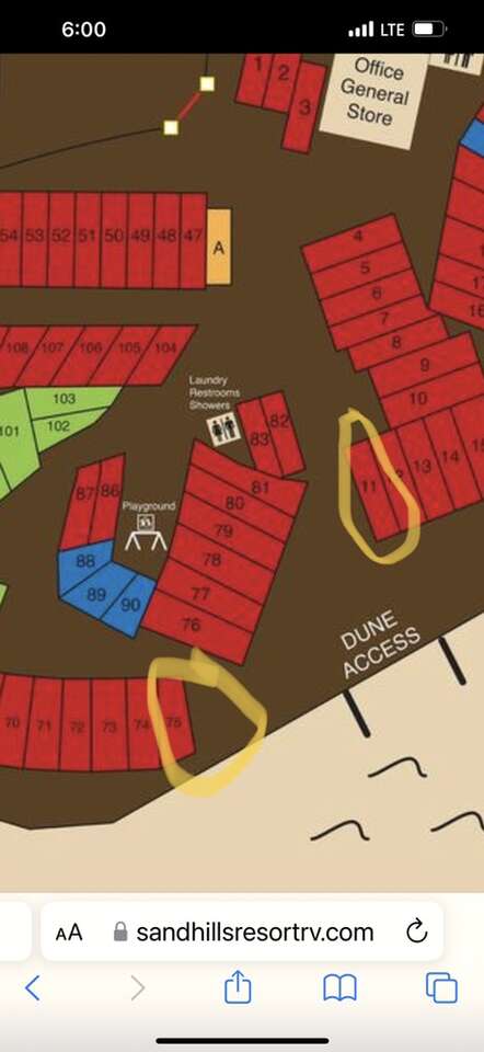 Lots At Sandhillsresort