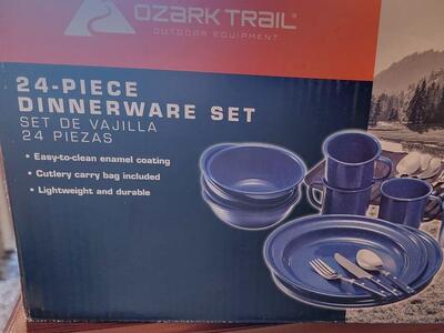 Ozark Trail 24 piece dinnerware set