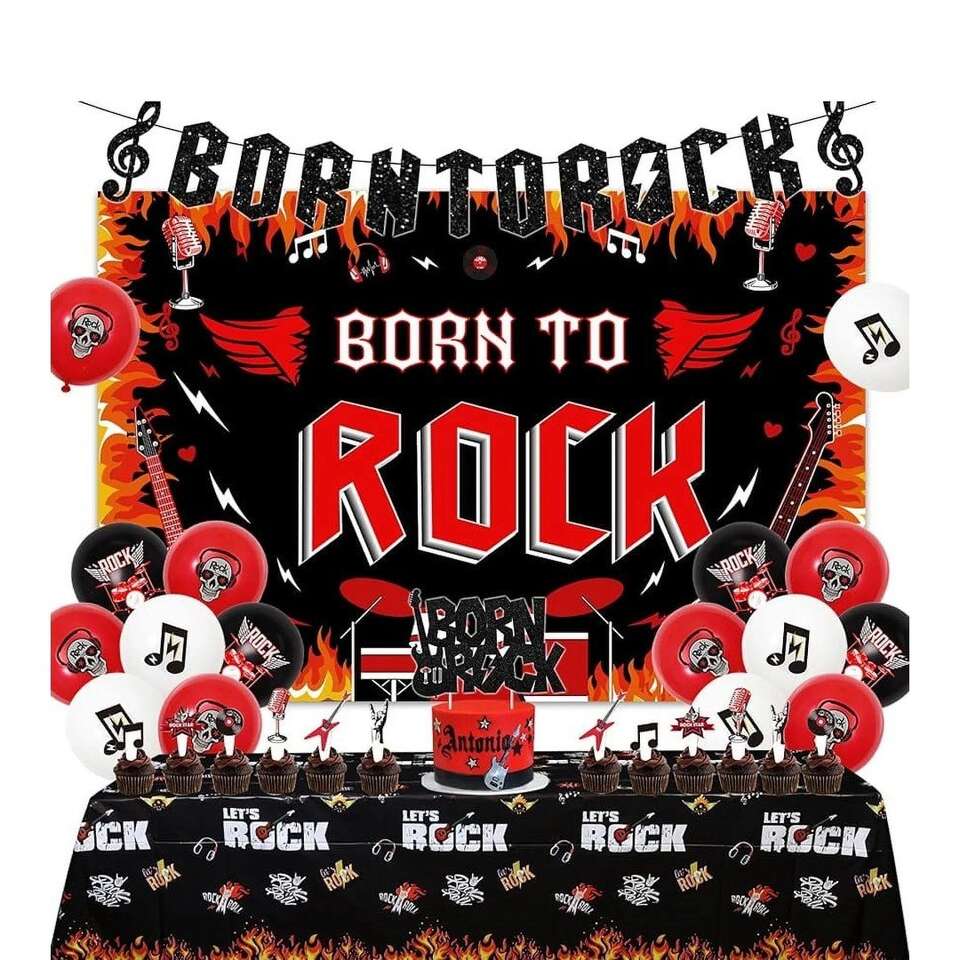 Rock and Roll Party Decor