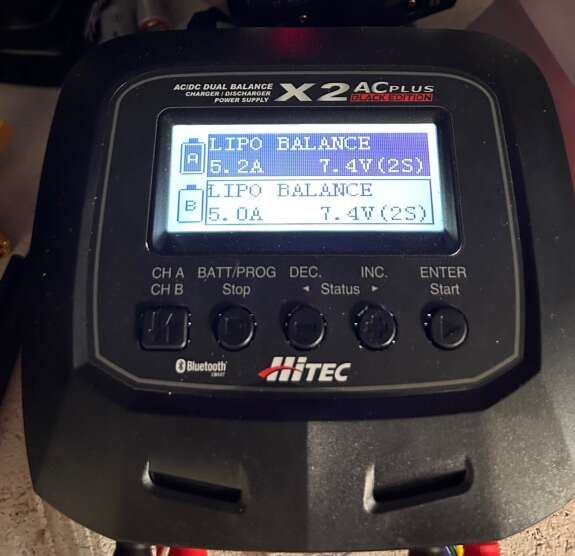 Hitech X2 Black Edition Bluetooth 2CH Lipo Charger