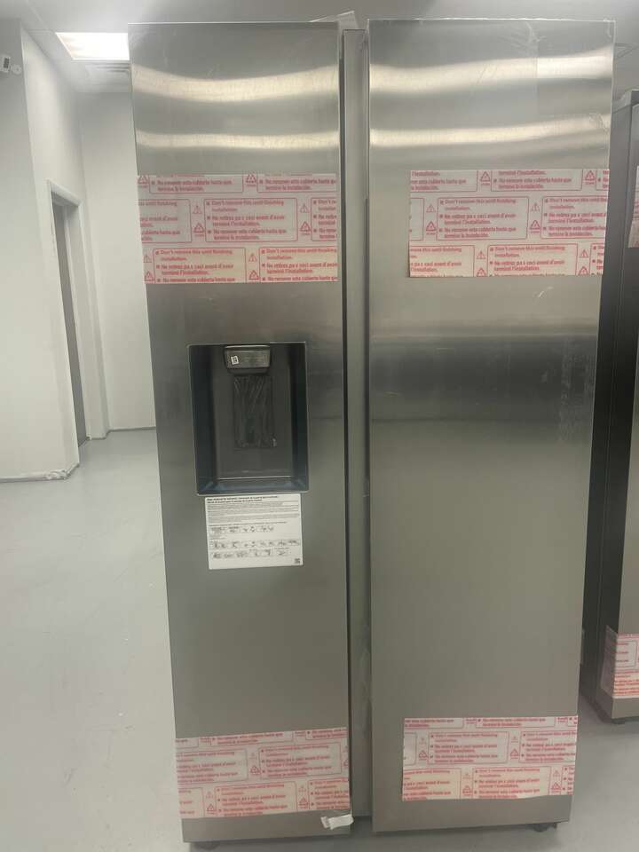 New Samsung side by side fridge stai… Appliances