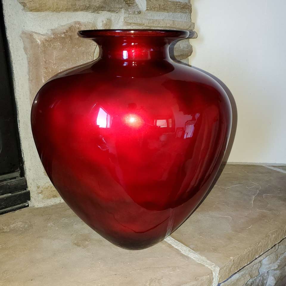 Large Glass Vase Heavy duty made in Spain