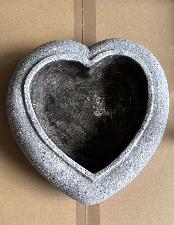 Heart Flower Vase-12 inches by 12 inches