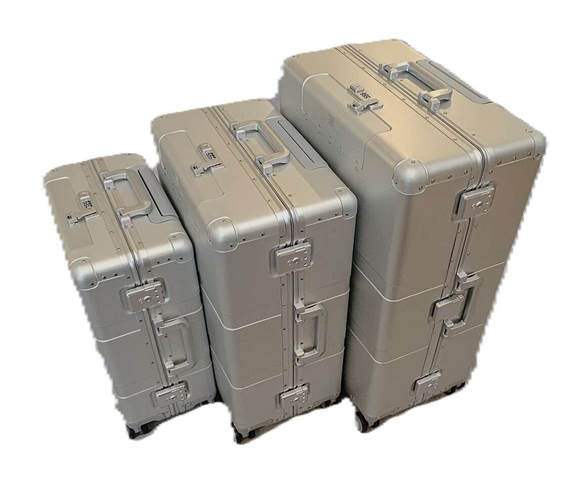 Utah made! Aluminum/Magnesium hardside luggage! Paradox Aviation not Rimowa, TUMI, Arloe Skye, MVST, Travel Pro