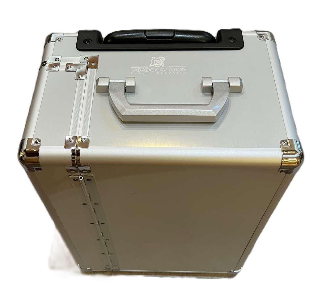 Modernized Pilot Case, Lawyer Case that rolls, made in Utah.