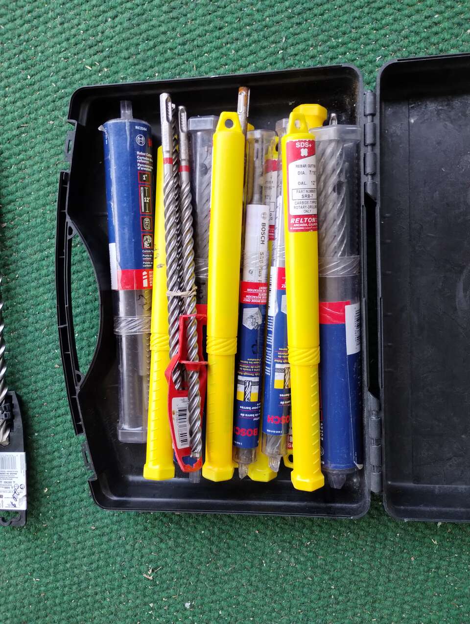 CONCREAT BITS  SOME NEW AND USED  SOME DO REBAR