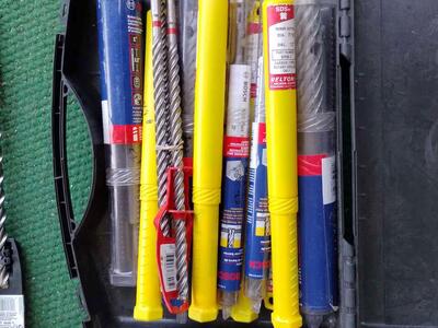 CONCREAT BITS SOME NEW AND USED SOME DO REBAR