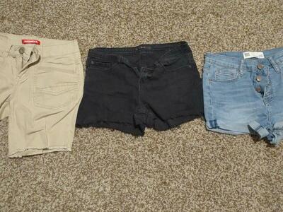 3 pair size 1 women's shorts