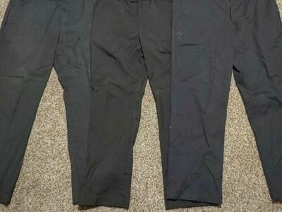 3 pair men's dress pants size 38x32