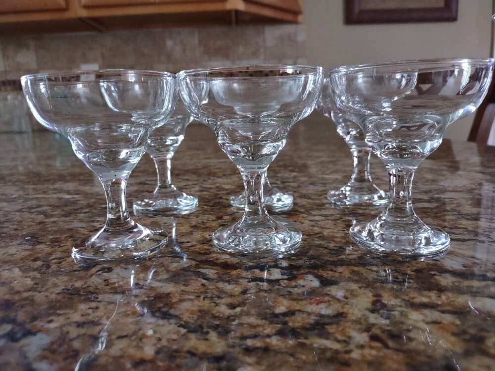 6- 4 oz Margarita glasses