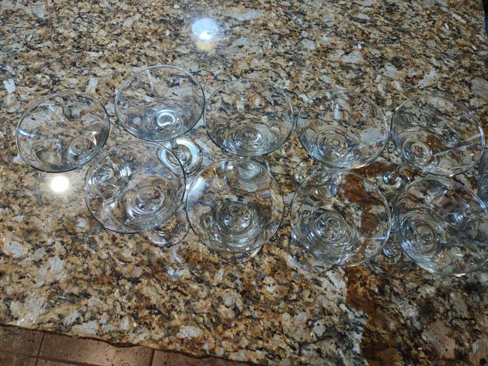 23- 8 oz margarita glasses