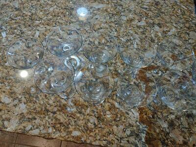 23- 8 oz margarita glasses