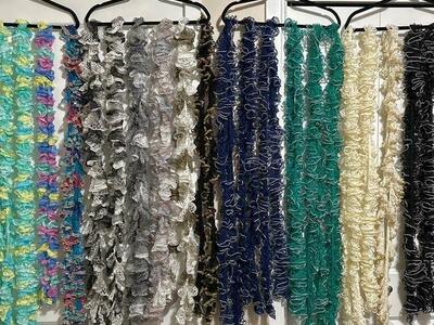 Ruffle Scarfs Long