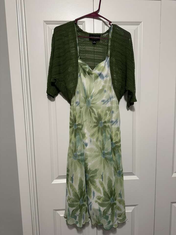 Summer Dress With Shawl
