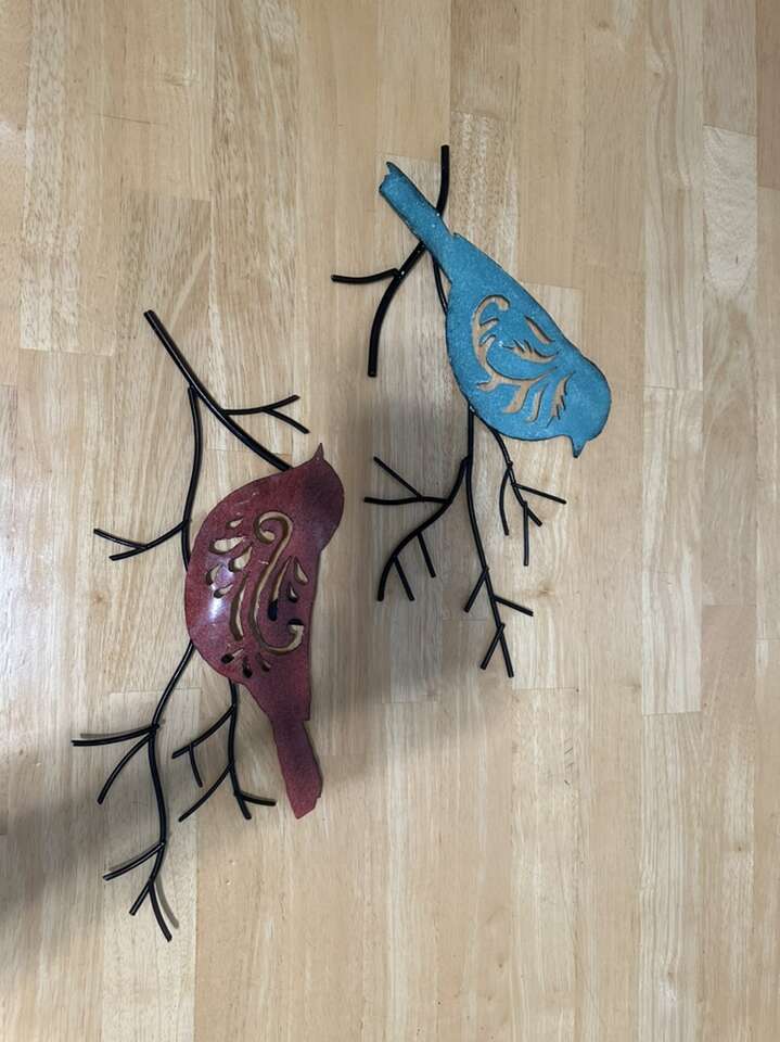 Metal Wall Birds