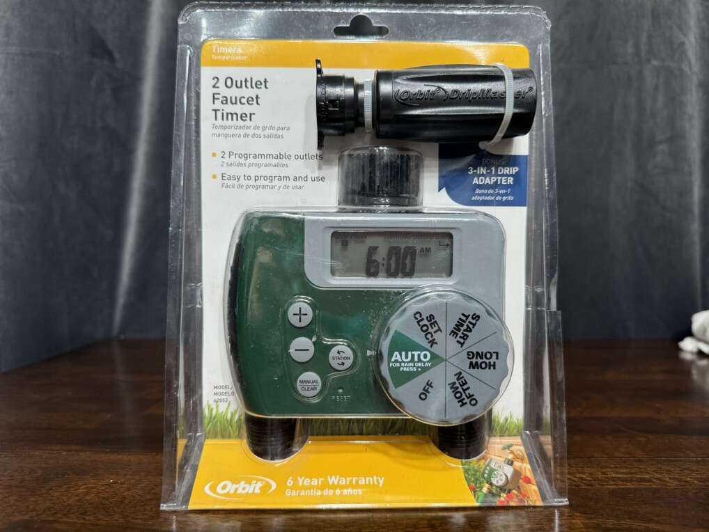 2 Outlet Faucet Timer