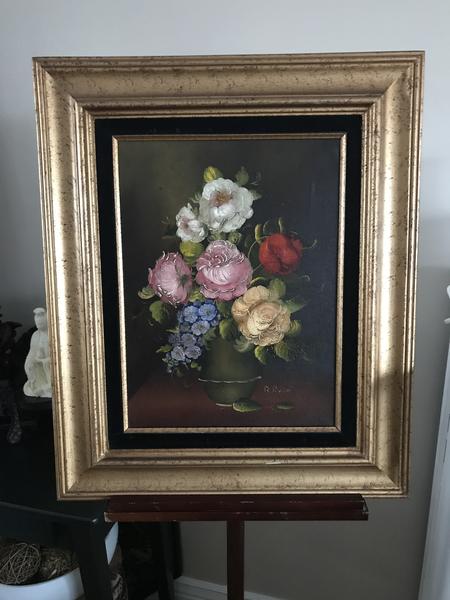 VITO RUGGERI Orig Still Life On Canvas -signed