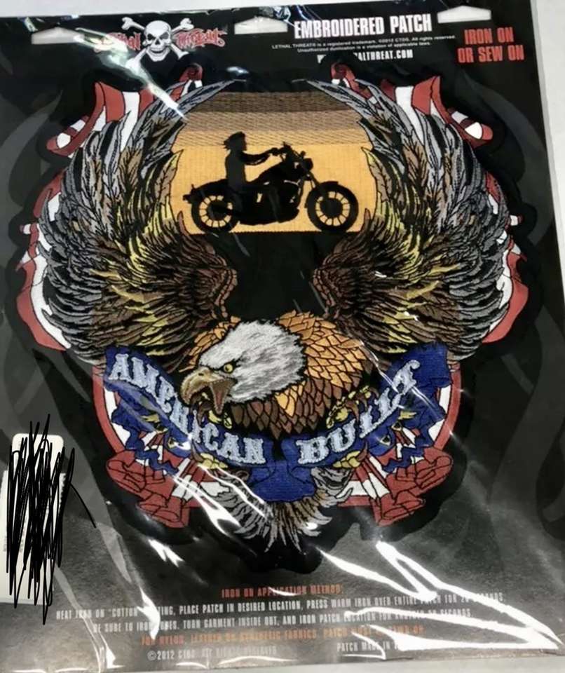 “American Built” Embroidered Patch