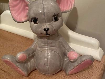 Cute Ceramic Mouse Penny Bank